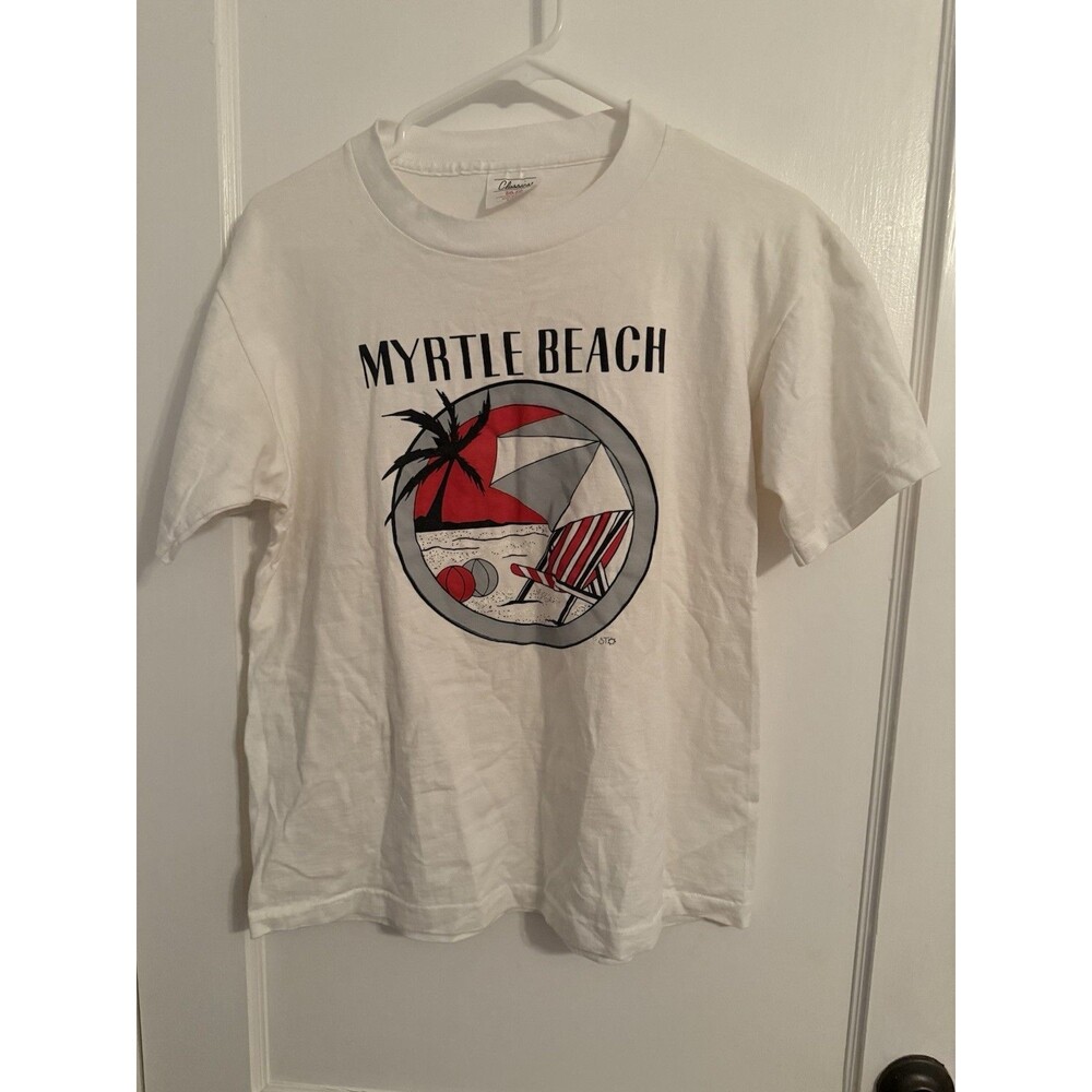 Y2K Classics Men's L Myrtle Beach SC White Short Sleeve T Shirt